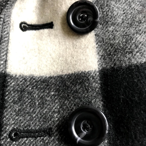 Banana Republic Checkered Carla Pea Coat - Picture 7 of 8